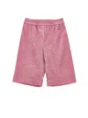 Monnalisa Corduroy Palazzo Trousers In Blush Pink