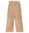 Monnalisa Corduroy Pants In Beige