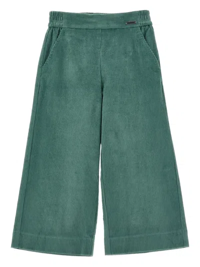 MONNALISA CORDUROY WIDE-LEG TROUSERS