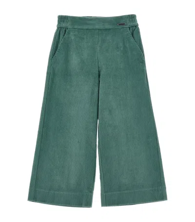 MONNALISA CORDUROY WIDE-LEG TROUSERS