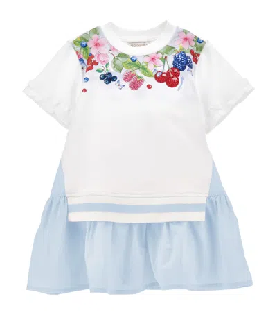 MONNALISA COTTON BERRY PRINT DRESS