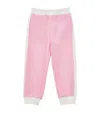 Monnalisa Jogger Mit Streifen Und Logo In Pink