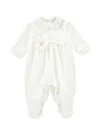 MONNALISA MONNALISA  COTTON CHENILLE PLAYSUIT