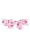 Monnalisa Printed Jersey Band In Multi