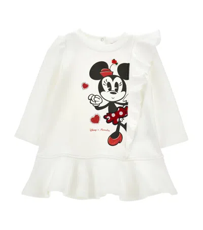 MONNALISA COTTON MINNE MOUSE DRESS