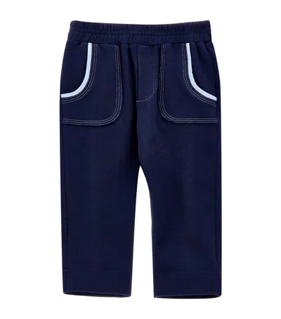 Monnalisa Kids' Cotton Moped Sweatpants In Black