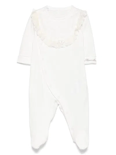 Monnalisa Babies' Cotton Pajamas In White