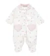 Monnalisa Cotton Printed-all-in-one (1-9 Months) In Multi
