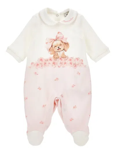 Monnalisa Babies' Cotton Pyjama In White