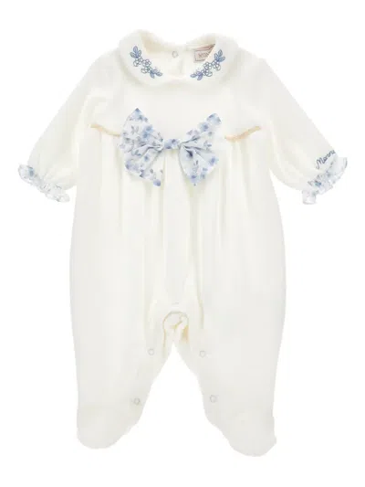 Monnalisa Babies' Cotton Pyjamas In White