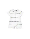 Monnalisa Strampler Aus Baumwolle Mit Allover-print In White + Multicolor