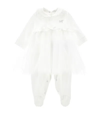Monnalisa Babies' Cotton Tutu All-in-one In White