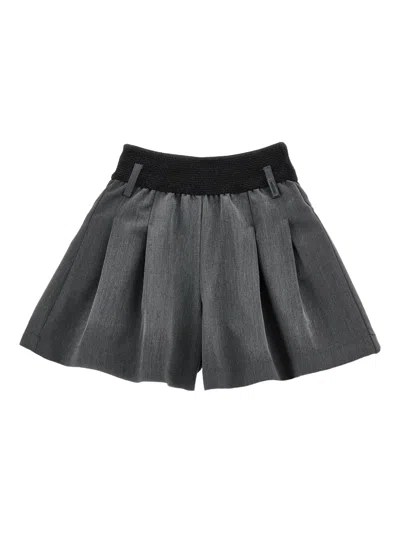 MONNALISA CREASED SHORTS