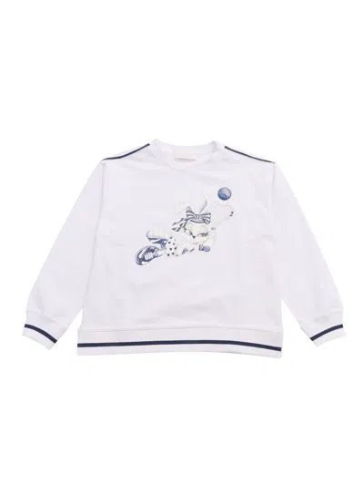 MONNALISA CREW NECK SWEATER