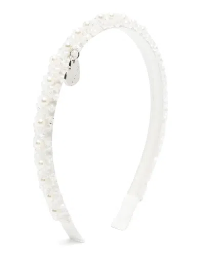 Monnalisa Kids' Cristal Headband In White