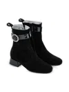 Monnalisa Stiefeletten Mit Glänzender Schnalle In Black