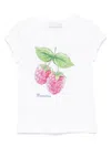 Monnalisa Crystal-embellished T-shirt In White
