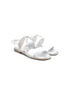 Monnalisa Crystal-fringes Sandals In White