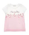 Monnalisa Crystal-logo T-shirt In Pink