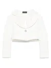 Monnalisa Cut Out-detail Blazer In White