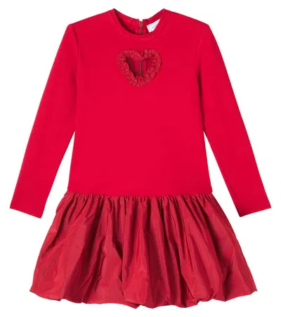 MONNALISA CUT-OUT RUCHED DRESS