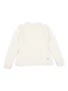 Monnalisa Cutout Sweater In White