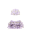 Monnalisa Daisy Beach Set In Wisteria