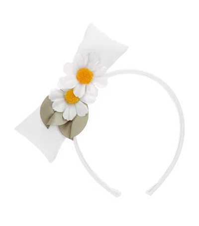 Monnalisa Kids' Daisy Bow Headband