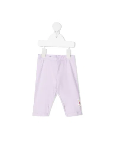Monnalisa Daisy Duck Print Leggings In White
