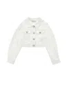 Monnalisa Coat  Kids Color Yellow Cream In White
