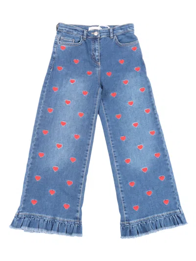 Monnalisa Kids' Denim Jeans In Blue