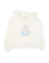 Monnalisa Disney Toddler Girl Sweatshirt Off White Size 7 Cotton, Elastane In White