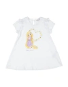 Monnalisa Baby Girls Princess Maxi T-shirt In White