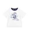 Monnalisa Donald Duck-print T-shirt In White