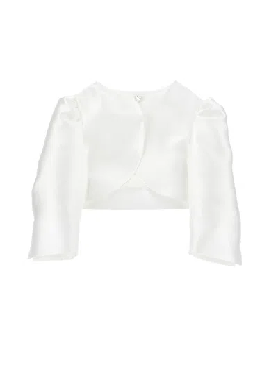 Monnalisa Kids'   Dorothy Mikado Jacket In Cream