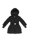 Monnalisa Down Jacket Baby  176115_6786_nero In Black
