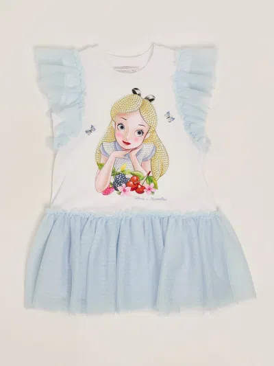 Monnalisa Kids' Dress Dress In Blue