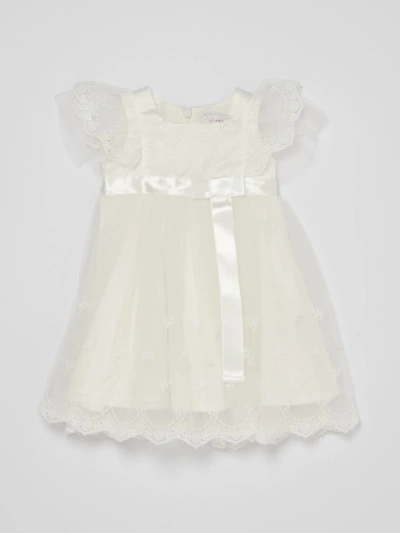 Monnalisa Babies' Dress Dress In Bianco