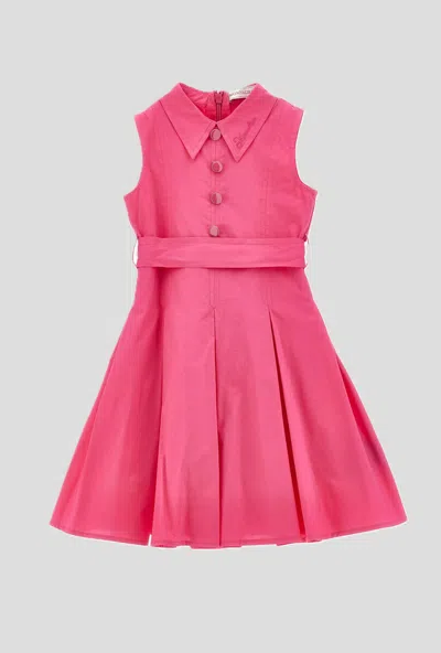 Monnalisa Kids' Dress Girl Fuchsia In Pink