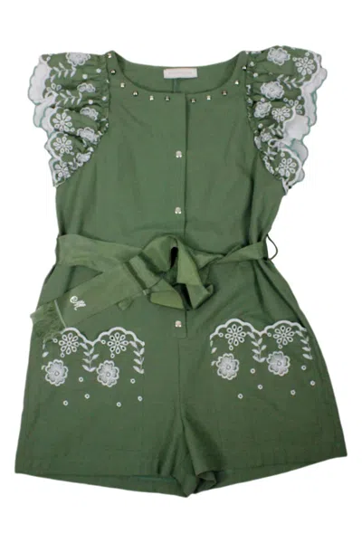 Monnalisa Kids' Dress In Green