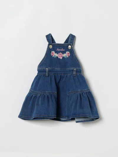 Monnalisa Kids' Jeans-latzhose In Blue