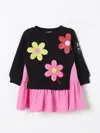 MONNALISA DRESS MONNALISA KIDS COLOR BLACK,F92419002