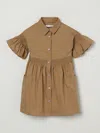 Monnalisa Dress  Kids Color Brown