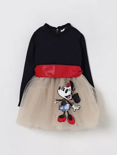 Monnalisa Dress  Kids Color Navy In Blue