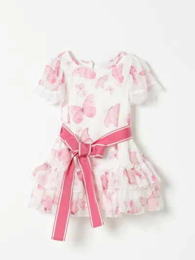 Monnalisa Kids' Kleid  Kinder Farbe Yellow Cream