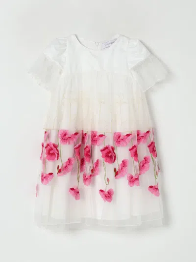 Monnalisa Dress  Kids Color Yellow Cream