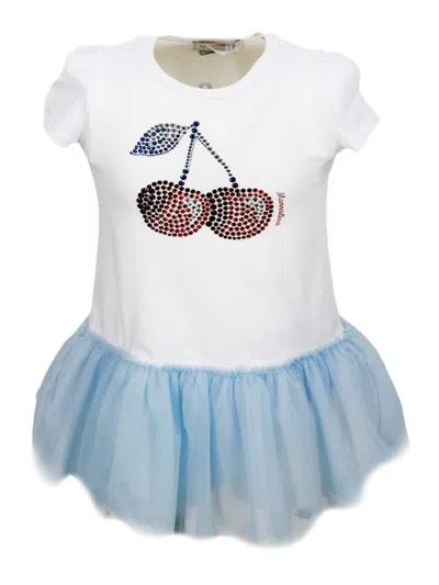 Monnalisa Kids' Dress In White