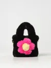 Monnalisa Duffel Bag  Kids Color Black In Schwarz