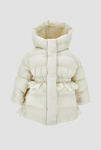 Monnalisa Kids' Duvet With Hood Girl Cream In Other
