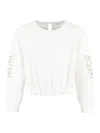 Monnalisa Elasticated-hem Sweatshirt